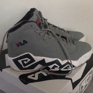 Grey Fila Shoes